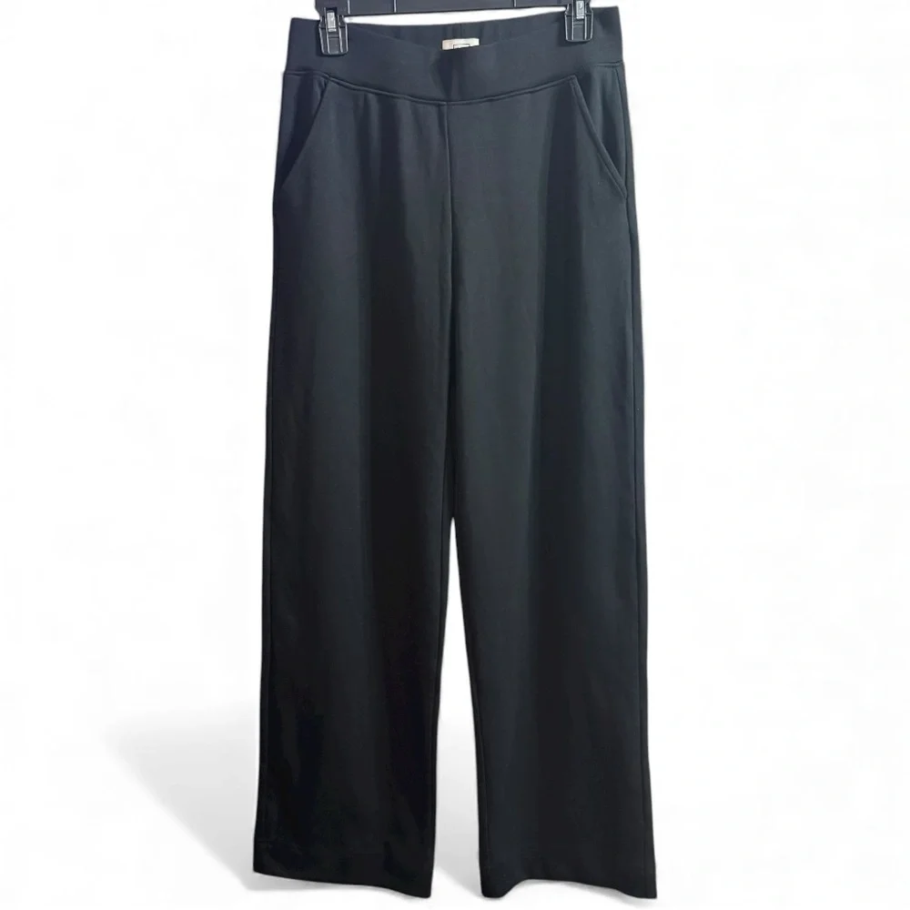 AYR High Hopes Black Wide Leg Pull On Pants Trousers Women’s M Cozy Casual Gift - Picture 5 of 9